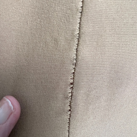 NEW Inclan Studio XS Camel Sleeveless Layered Silk Lagenlook Minimalist Dress - Picture 11 of 11